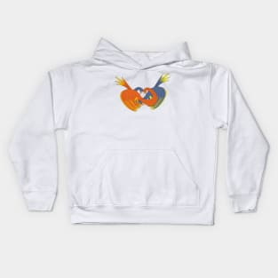 Two birds Kids Hoodie